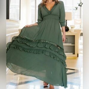Baltic Born Green Maxi Dress